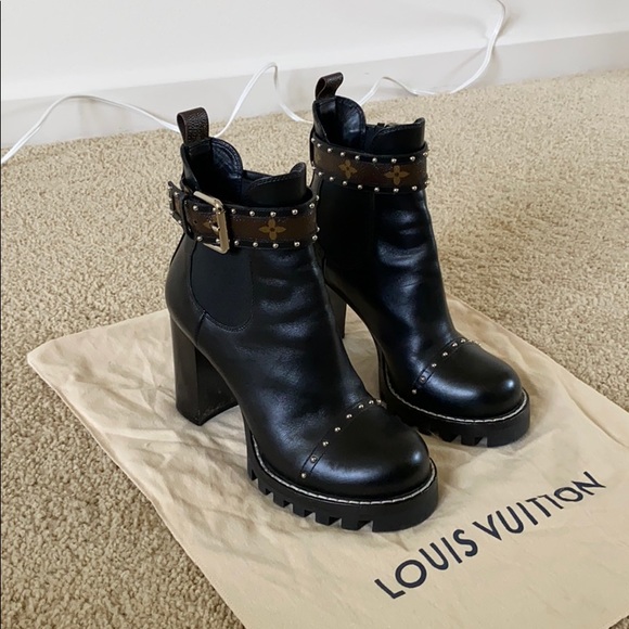 Louis Vuitton Shoes - Louis Vuitton Star Trail Ankle Heeled Booties